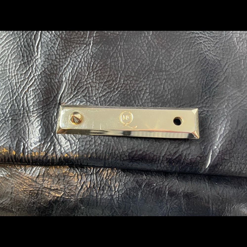 McQ by Alexander McQueen Patent Crossbody Clutch